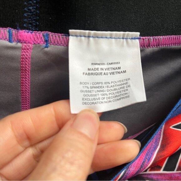 Nike Pro tropical print seamless shorts Sz XXL - Picture 6 of 10